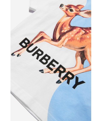 Burberry Girls Cotton Deer Print T-Shirt france