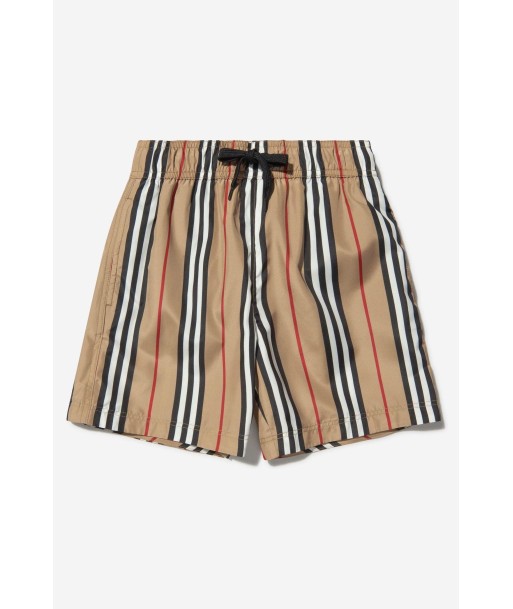 Burberry Boys Check Branded Swim Shorts en linge