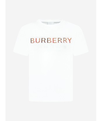 Burberry Girls Cotton Logo Print T-Shirt 2024