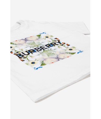 Burberry Baby Boys Cotton Logo Print T-Shirt livraison gratuite