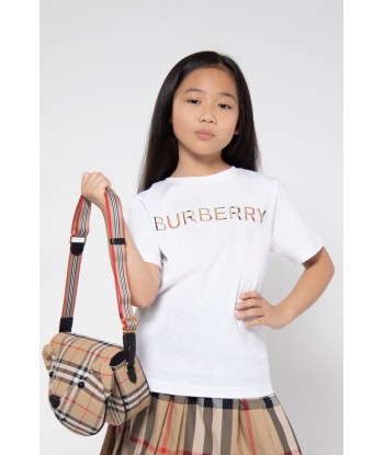 Burberry Girls Cotton Logo Print T-Shirt 2024