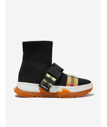 Burberry Unisex Buckled Strap Sock Trainers Véritable concentré