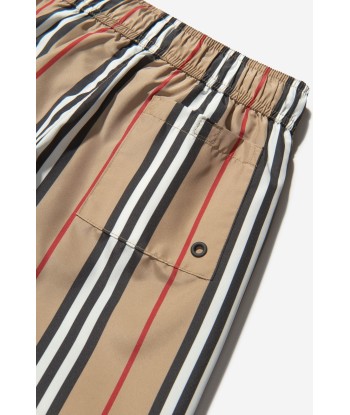 Burberry Boys Check Branded Swim Shorts en linge