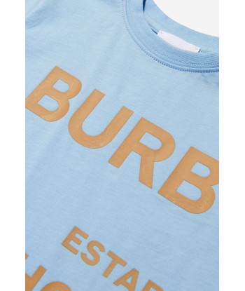 Burberry Baby Girls Cotton Logo Print T-Shirt hantent personnes