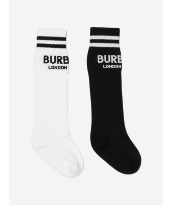 Burberry Unisex Logo Socks (2 Pack) prix pour 