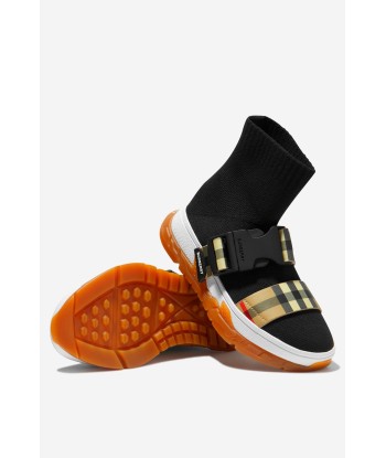 Burberry Unisex Buckled Strap Sock Trainers Véritable concentré