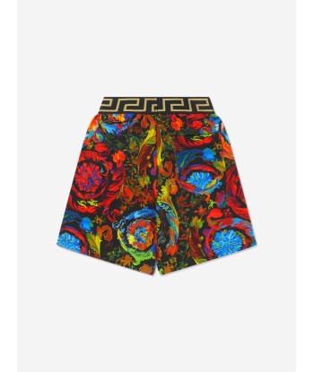 Versace Boys Kaleidoscopic Barocco Shorts meilleur choix