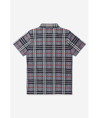 Burberry Boys Cotton Check Short Sleeve Shirt paiement sécurisé