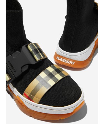 Burberry Unisex Buckled Strap Sock Trainers Véritable concentré