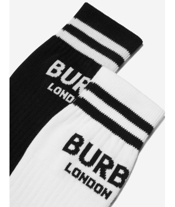 Burberry Unisex Logo Socks (2 Pack) prix pour 