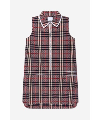 Burberry Girls Cotton Check Sleeveless Dress suggérées chez