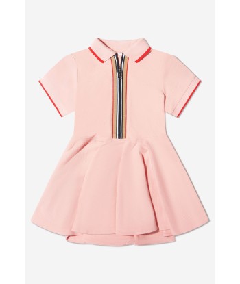 Burberry Girls Cotton Icon Stripe Dress de pas cher