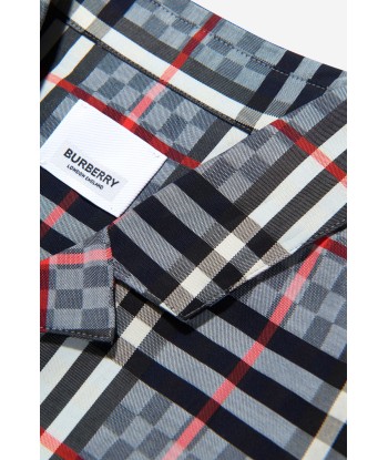 Burberry Boys Cotton Check Short Sleeve Shirt paiement sécurisé