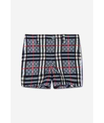 Burberry Baby Boys Cotton Check Shorts Faites des économies