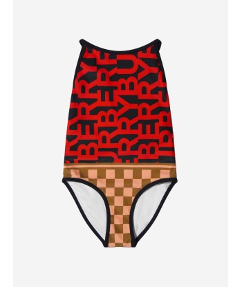 Burberry Girls Logo Patterned Swimsuit 2 - 3 jours ouvrés.