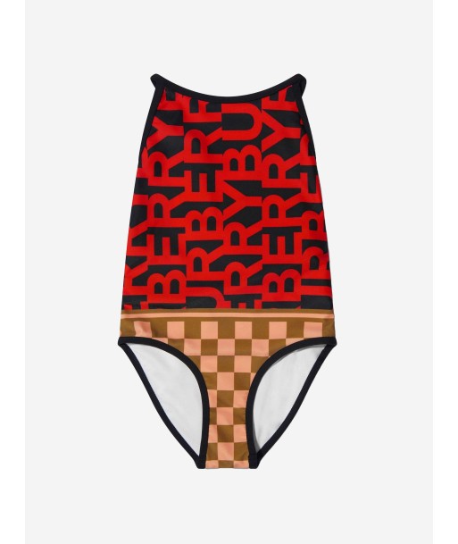 Burberry Girls Logo Patterned Swimsuit 2 - 3 jours ouvrés.