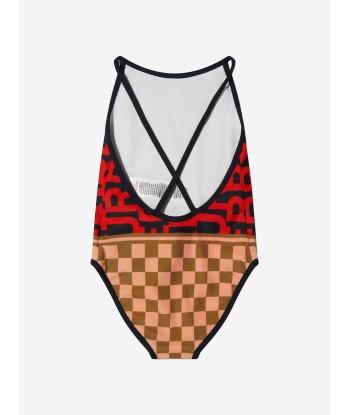 Burberry Girls Logo Patterned Swimsuit 2 - 3 jours ouvrés.