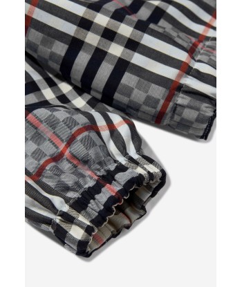 Burberry Boys Cotton Check Hooded Jacket Véritable concentré