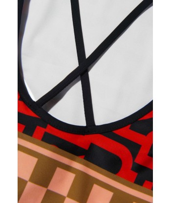 Burberry Girls Logo Patterned Swimsuit 2 - 3 jours ouvrés.