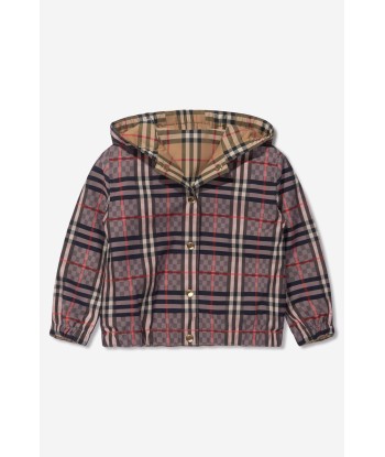 Burberry Girls Cotton Check Hooded Jacket est présent 