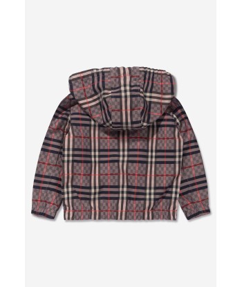 Burberry Girls Cotton Check Hooded Jacket est présent 