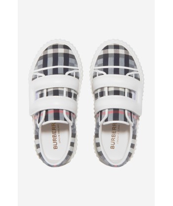 Burberry Unisex Checkerboard Velcro Strap Trainers Venez acheter