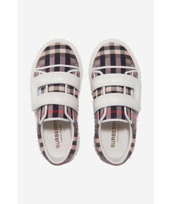 Burberry Girls Checkerboard Velcro Strap Trainers l'achat 