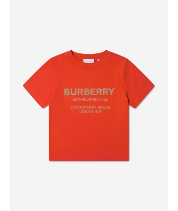 Burberry Girls Cotton Jersey Logo T-Shirt français