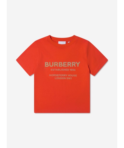 Burberry Girls Cotton Jersey Logo T-Shirt français