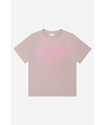 Burberry Girls Cotton Jersey Logo T-Shirt vente chaude votre 