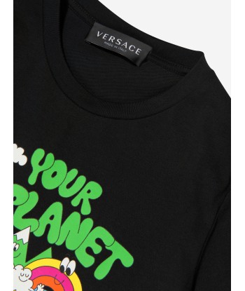 Versace Boys Love Your Planet T-Shirt de pas cher