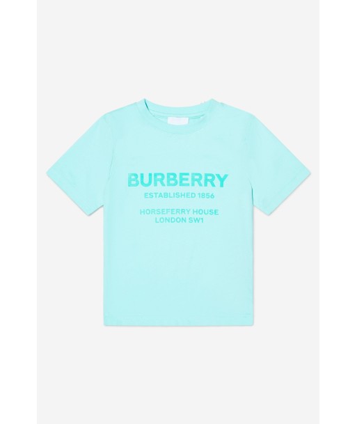 Burberry Boys Cotton Jersey Logo T-Shirt la livraison gratuite