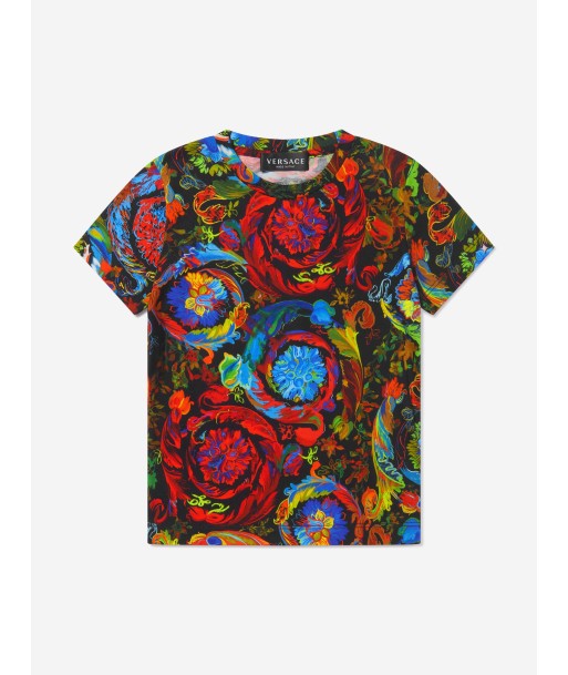 Versace Boys Kaleidoscopic Barocco T-Shirt en linge