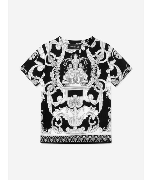 Versace Boys Baroque Print T-Shirt Livraison rapide