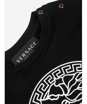 Versace Baby Medusa Logo T-Shirt in Black plus qu'un jeu 