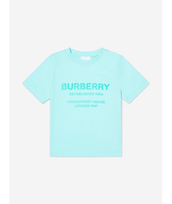 Burberry Boys Cotton Jersey Logo T-Shirt la livraison gratuite