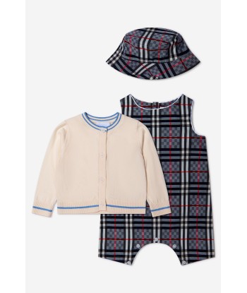 Burberry Baby Boys Cotton Gift Set (3 Piece) le des métaux précieux