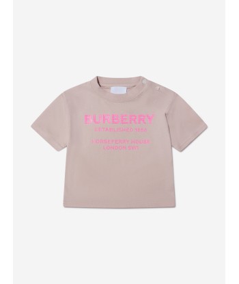 Burberry Baby Girls Cotton Jersey Logo T-Shirt Comparez et commandez 