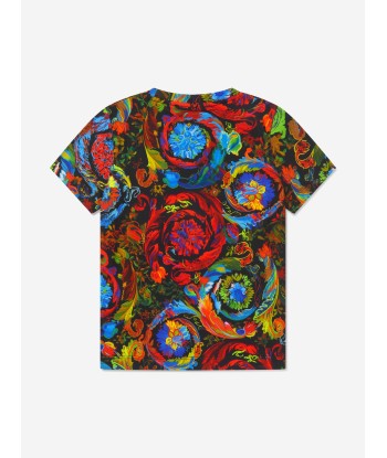 Versace Boys Kaleidoscopic Barocco T-Shirt en linge