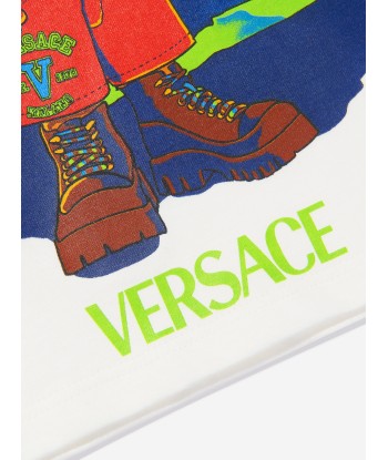 Versace Boys Hiking Logo T-Shirt pas cher 