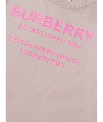 Burberry Baby Girls Cotton Jersey Logo T-Shirt Comparez et commandez 