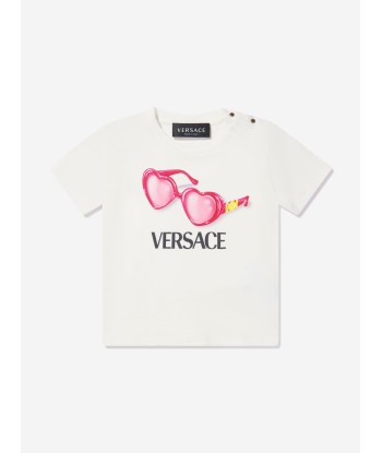 Versace Baby Girls Heart Sunglasses T-Shirt Les magasins à Paris