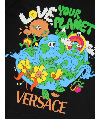 Versace Boys Love Your Planet T-Shirt de pas cher