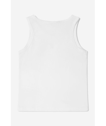 Chloé Girls Cotton Jersey Sleeveless Top acheter