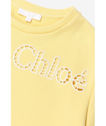 Chloé Girls Cotton Short Sleeve Sweater outlet