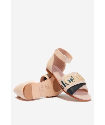 Chloé Girls Leather Branded Sandals online