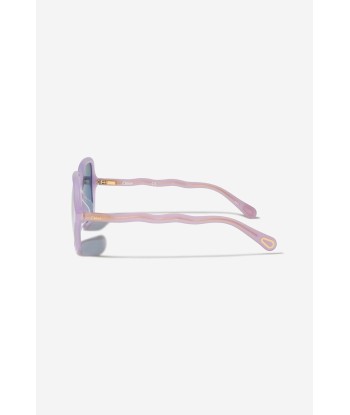 Chloé Girls Square Sunglasses With Wavy Temple 50-70% off 