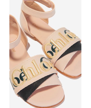 Chloé Girls Leather Branded Sandals online