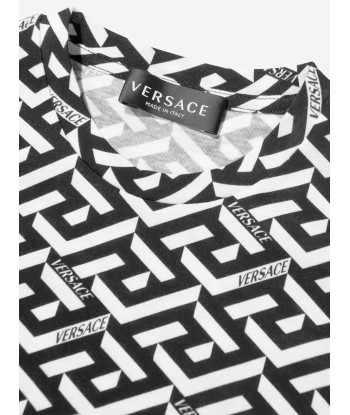 Versace Boys La Greca Print T-Shirt du meilleur 