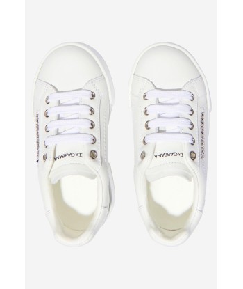 Dolce & Gabbana Unisex Leather Portofino Logo Trainers de technologie